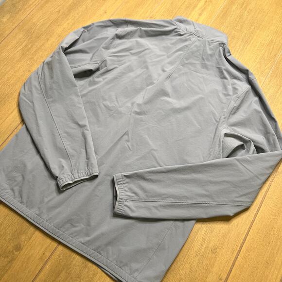 Lululemon Expeditionist Jacket Mens Sz M Rhino Grey Full Zip Mesh Performance - Picture 9 of 11